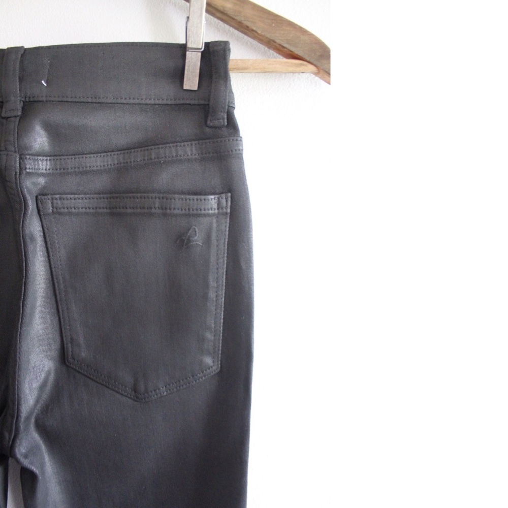 DL1961 NWOT Bridget Boot High Rise Instasculpt Faux Leather Pants 26 2 - Picture 11 of 13